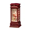 Telephone Booth With Santa Claus