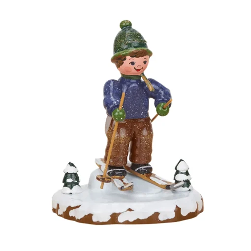 Winter Children Snowshoeing